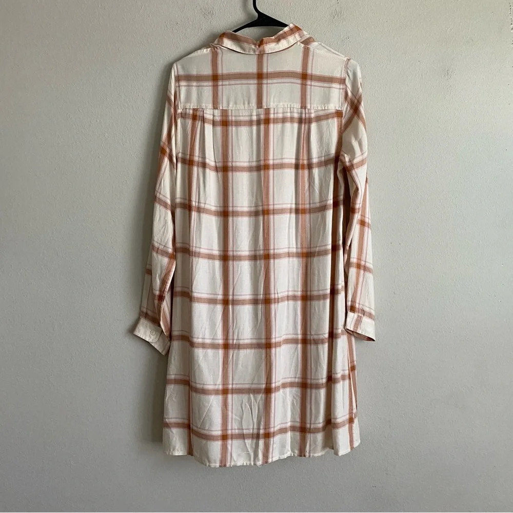 Old Navy Plaid Popover Shirt Dress women’s size S - Picture 7 of 11